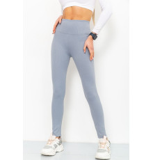 Лосини в рубчик, колір світло-сірий, 221R003