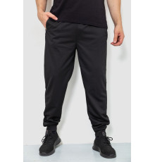 Спортивные штаны мужские, цвет черный, 244R4779