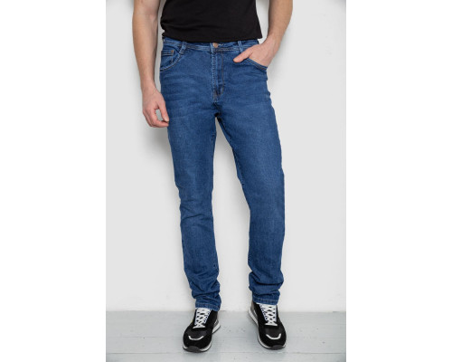 Джинсы мужские демисезонные, цвет синий, 243R8046