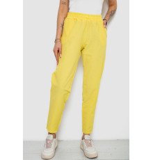 Штани  жіночі, колір жовтий, 238R316