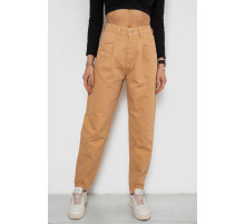 Джинсы женские, цвет темно-бежевый, 250R1574