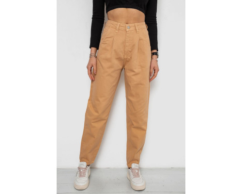 Джинси жіночі, колір темно-бежевий, 250R1574