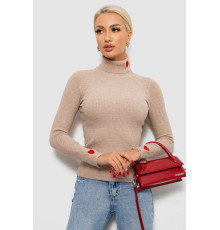 Гольф женский однотонный, цвет бежевый, 204R052