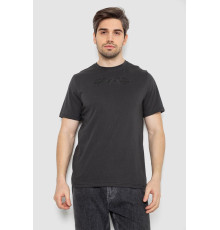 Футболка мужская с принтом, цвет темно-серый, 241R1902