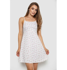 Сарафан, цвет бело-розовый, 129R1056-1 Сарафан, цвет бело-розовый, 129R1056-1