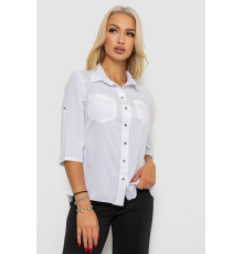 Блуза классическая, цвет белый, 230R72-1