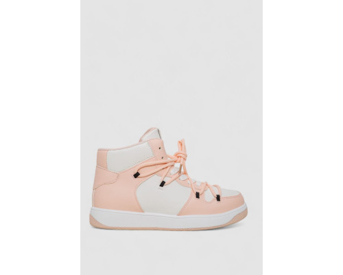 Кросівки жіночі, колір біло-рожевий, 243R721