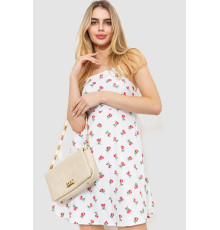 Сарафан з принтом, колір біло-червоний, 129R1056 Сарафан з принтом, колір біло-червоний, 129R1056