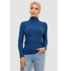 Гольф жіночий однотонний, колір синій, 204R040