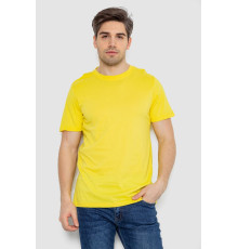 Футболка мужская базовая бельевая, цвет желтый, 244R121