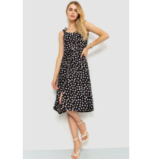 Сарафан с принтом, цвет черный, 102R333-1 Сарафан с принтом, цвет черный, 102R333-1