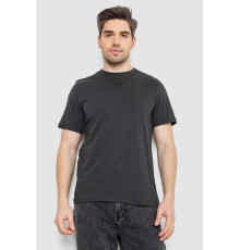 Футболка мужская с принтом, цвет темно-серый, 241R1904