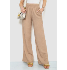 Штани жіночі палаццо, колір бежевий, 102R011-1