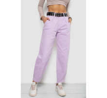 Джинси жіночі балони, колір бузковий, 0R00276