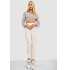 Лосини в рубчик, колір молочний, 238R58202