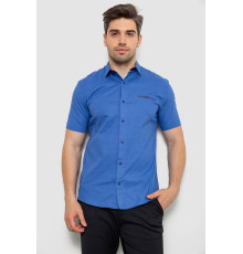 Сорочка чоловіча з принтом, колір електрик, 214R7143