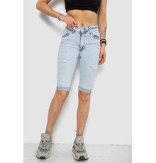 Капрі джинсові жіночі, колір блакитний, 182R1692