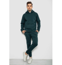 Спортивный костюм мужской на флисе, цвет зеленый, 238R58573