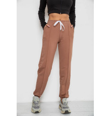 Спорт штани женские, цвет темно-бежевый, 247R4670-1