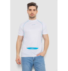 Футболка мужская с принтом, цвет белый, 244R0508