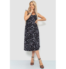 Сарафан с цветочным принтом, цвет черный, 102R333-2