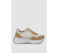 Кросівки жіночі, колір бежево-коричневий, 248RXM40-95