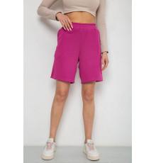 Шорты женские в рубчик, цвет фуксия, 238R110 Шорты женские в рубчик, цвет фуксия, 238R110