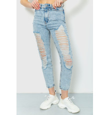 Джинси жіночі MOM, колір блакитний, 164R5570