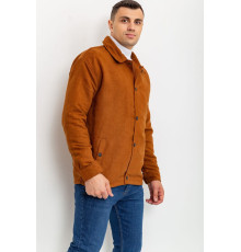 Вітровка чоловіча на кнопках, колір світло-коричневий, 131R3022