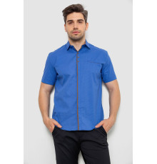 Сорочка чоловіча з принтом, колір електрик, 214R7028