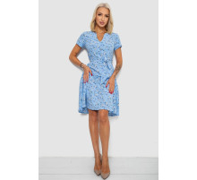 Платье софт с принтом, цвет голубой, 230R0032