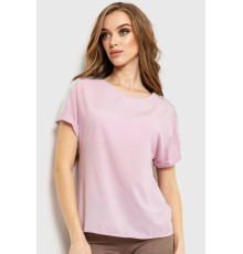Блуза повсякденна, колір світло-бузковий, 230R101-2