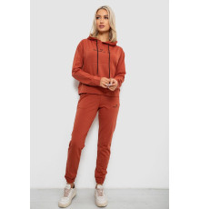 Спортивный костюм женский двухнитка, цвет терракотовый, 214R1419-002