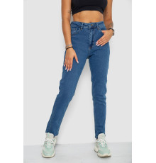 Джинсы женские MOM, цвет синий, 244R1429 Джинсы женские MOM, цвет синий, 244R1429