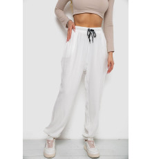 Штаны женские катоновые, цвет белый, 244RLE-071 Штаны женские катоновые, цвет белый, 244RLE-071