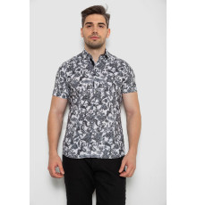 Сорочка чоловіча з короткими рукавами, колір сірий, 214R582