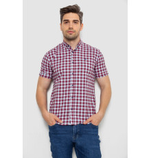 Рубашка мужская в клетку, цвет молочный, 214R2445-6