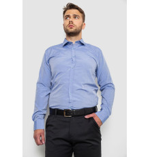 Рубашка мужская однотонная, цвет джинс, 214R815