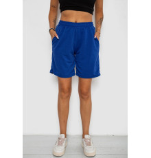 Шорты женские однотонные, цвет электрик, 238R57820 Шорты женские однотонные, цвет электрик, 238R57820