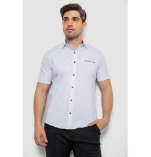 Сорочка чоловіча з принтом, колір білий, 214R7332