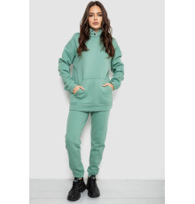 Спортивный костюм женский на флисе, цвет оливковый, 102R7711