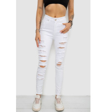 Джинсы женские, цвет белый, 182R1220