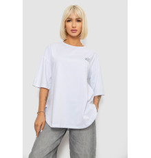 Футболка жіноча з принтом, колір білий, 244R2017