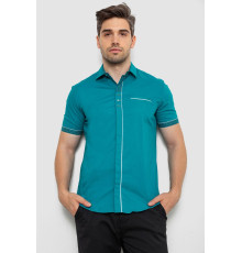 Рубашка мужская, цвет бирюзовый, 214R7425 Рубашка мужская, цвет бирюзовый, 214R7425