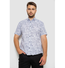 Сорочка чоловіча з принтом, колір білий, 214R7331