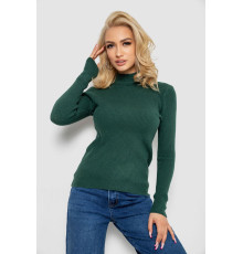 Кофта жіноча однотонна базова, колір зелений, 244R2032