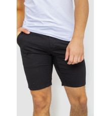 Шорты мужские однотонные, цвет черный, 244R7830
