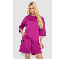Костюм женский однотонный, цвет фуксия, 238R116