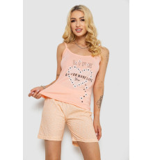 Пижама женская, цвет персиковый, 243R50303 Пижама женская, цвет персиковый, 243R50303