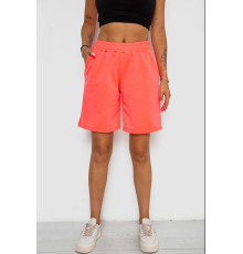 Шорти жіночі однотонні, колір кораловий, 238R57820 Шорти жіночі однотонні, колір кораловий, 238R57820